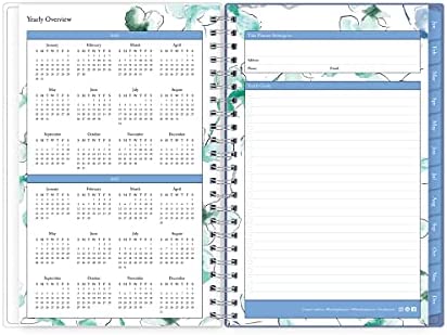 Blue Sky 2022 Weekly & Monthly Planner, 5" x 8", Frosted Flexible Cover, Wirebound, Lindley (101579-22) - Image 4
